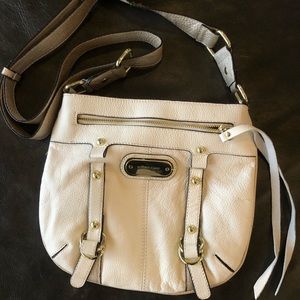 Franco Sarto Purse White with Gold
